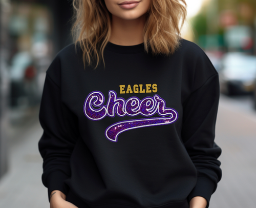 Eagles Cheer Sequin Patch Apparel