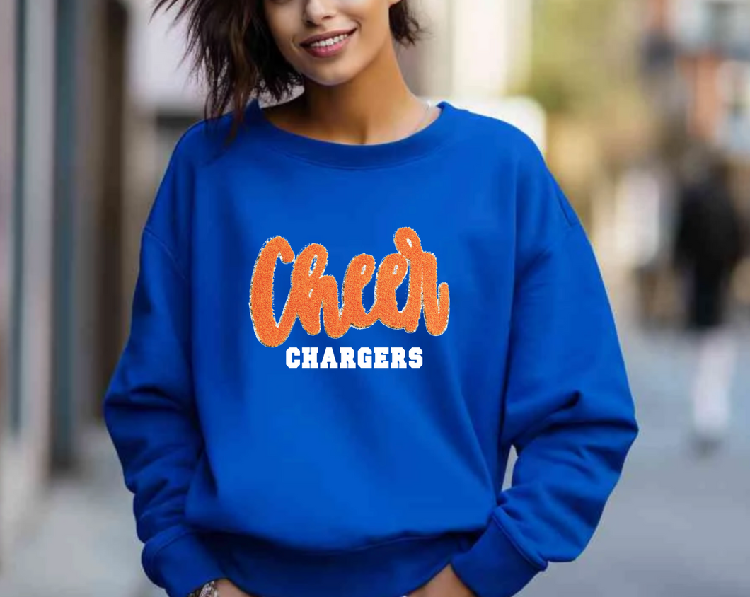 Chargers Cheer Chenille Patch Apparel