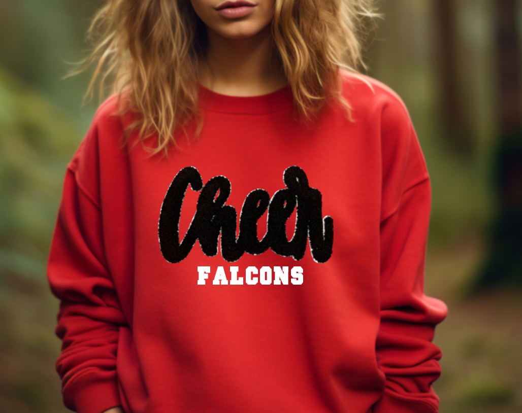 Falcons Cheer Chenille Patch Apparel