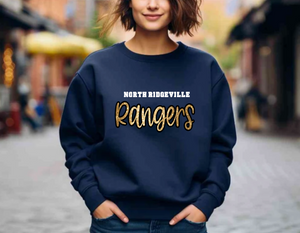 Rangers Sequin Script Apparel