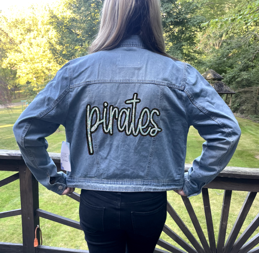 Pirates Script Jean Jacket