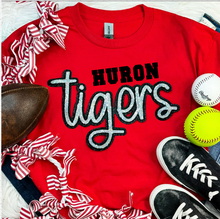 Load image into Gallery viewer, Tigers Script Sequin Patch Apparel