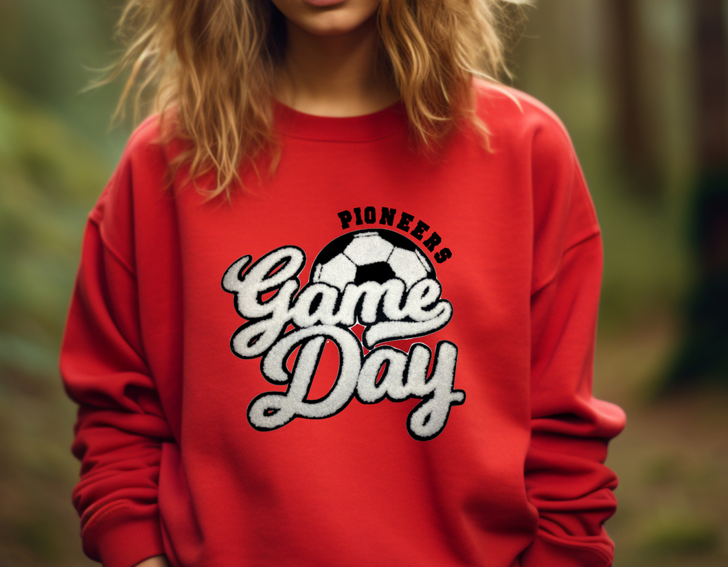 Pioneers Game Day Chenille Soccer Patch Apparel