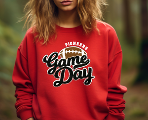 Pioneers Game Day Chenille Football Patch Apparel (Blk)