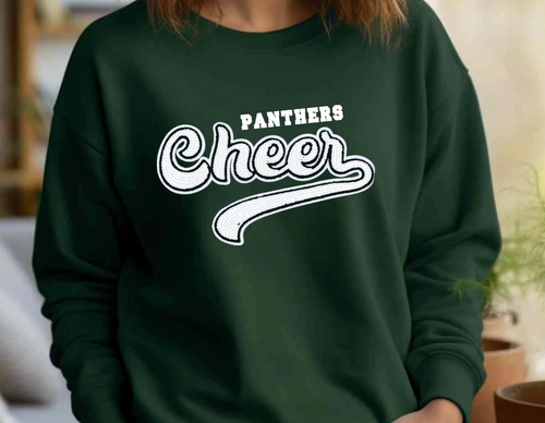 Panthers Cheer Sequin Patch Apparel