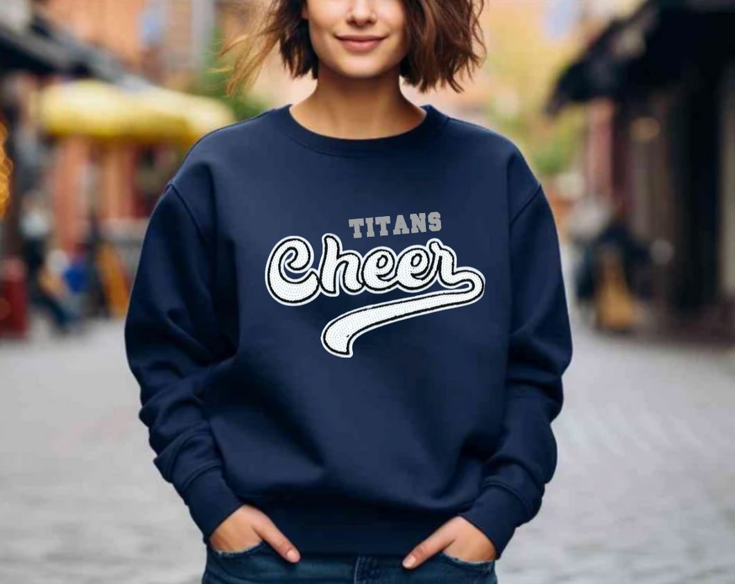 Titans Cheer Sequin Patch Apparel