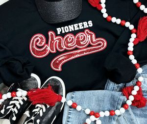 Pioneers Cheer Sequin Patch Apparel (Blk)