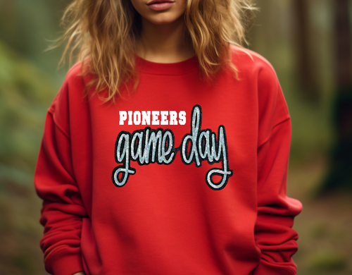 Pioneers Game Day Sequin Patch Apparel