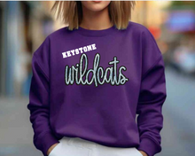 Load image into Gallery viewer, Wildcats Script Sequin Patch Apparel