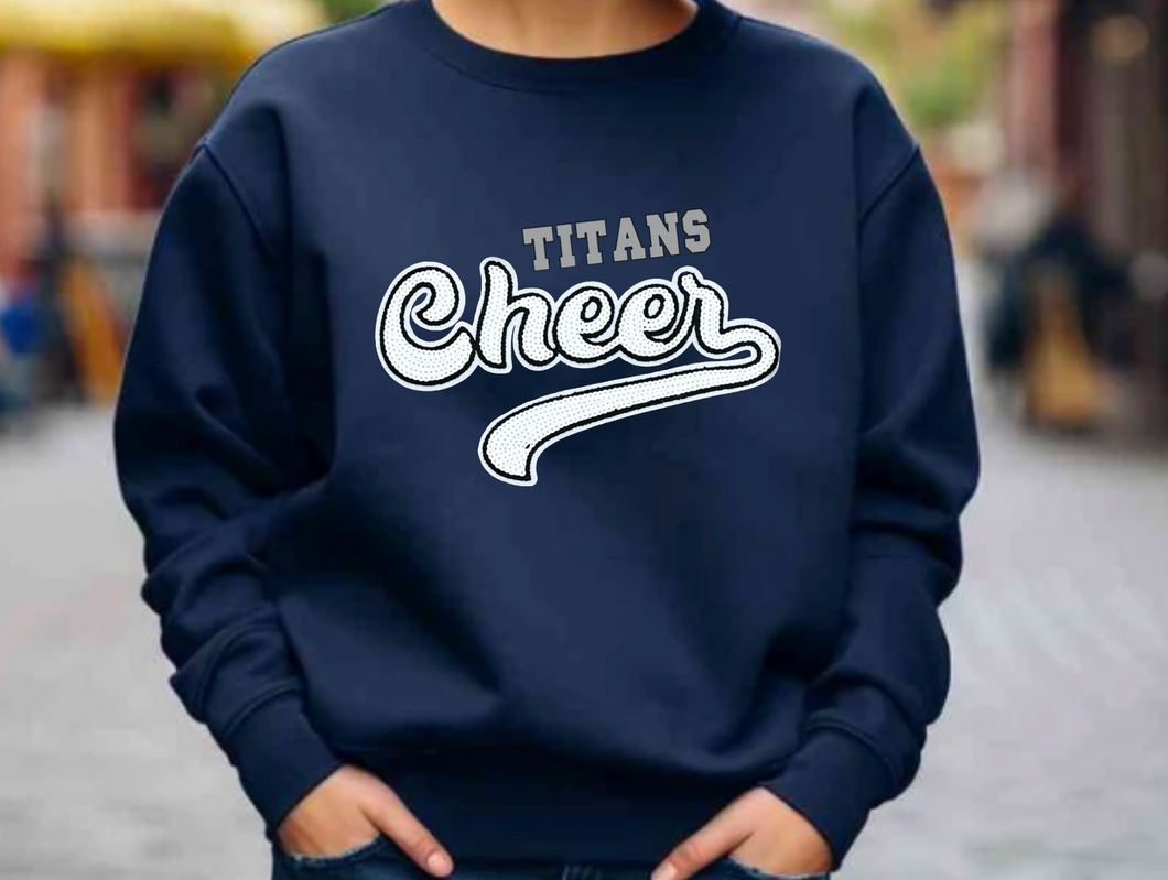 Titans Cheer Sequin Patch Apparel