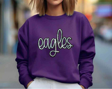 Load image into Gallery viewer, Eagles Script Sequin Patch Apparel