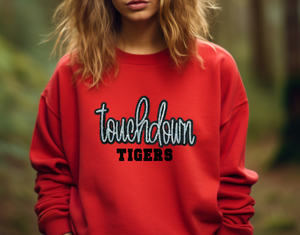 Tigers Touchdown Sequin Patch Apparel