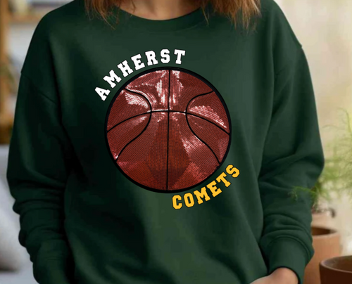 Comets Basketball Sequin Patch Apparel