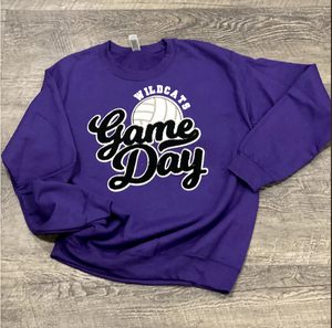 Wildcats Game Day Chenille Volleyball Patch Apparel