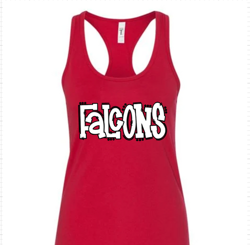 Falcons Dotted- Tank