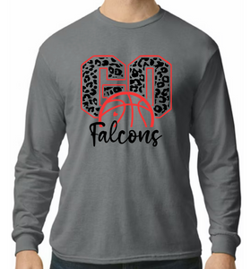 Falcons Basketball 4- Hoodie/ Crew/ Long Sleeve T