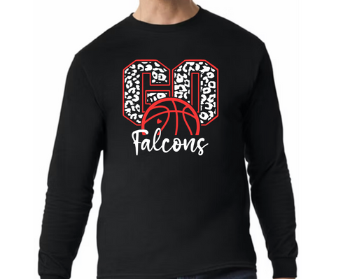 Falcons Basketball 4- Hoodie/ Crew/ Long Sleeve T