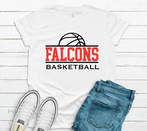 Falcons Basketball 3- Tee