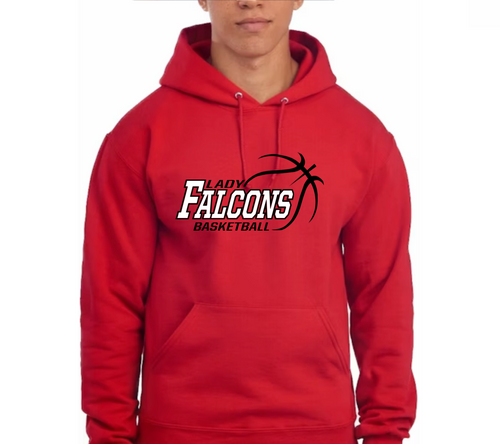 LADY Falcons Basketball 5- Hoodie/ Crew/ Long Sleeve T (Copy)