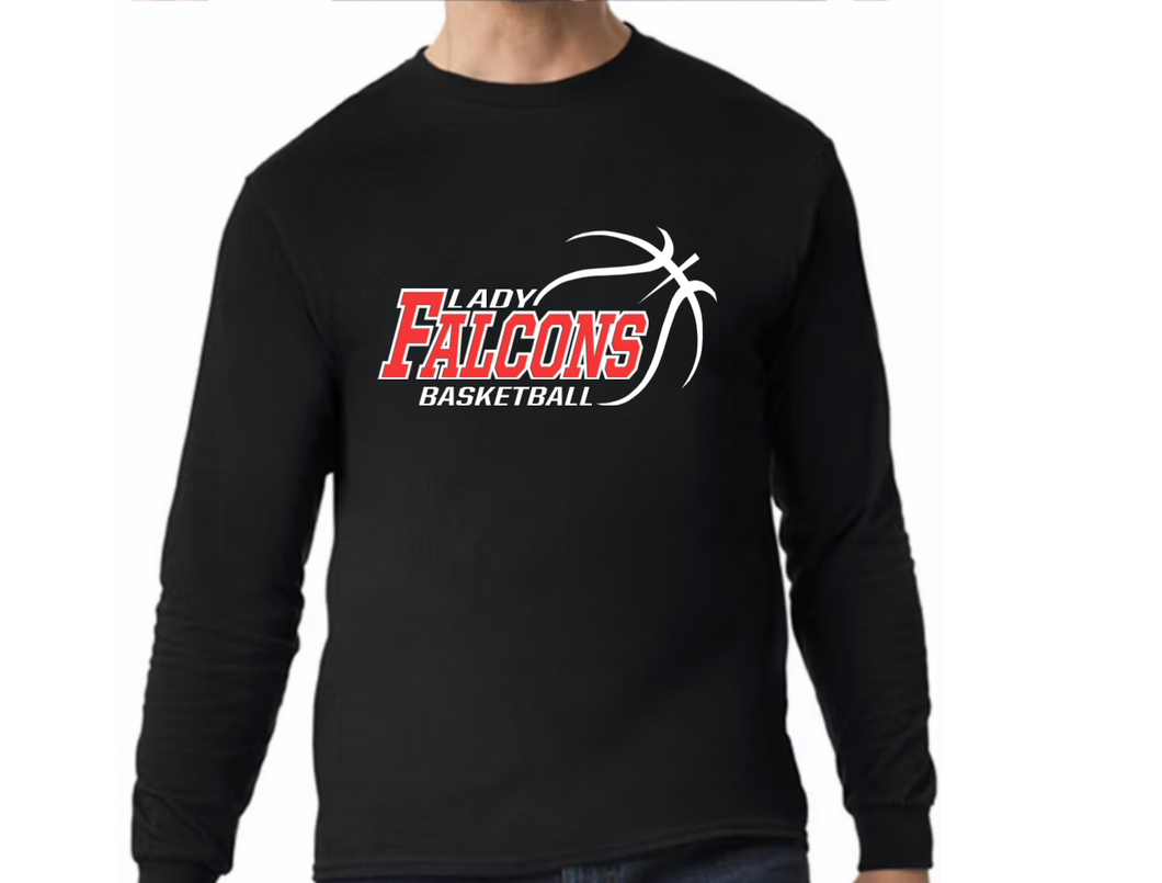 LADY Falcons Basketball 5- Hoodie/ Crew/ Long Sleeve T (Copy)