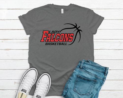 LADY Falcons Basketball 5- Tee