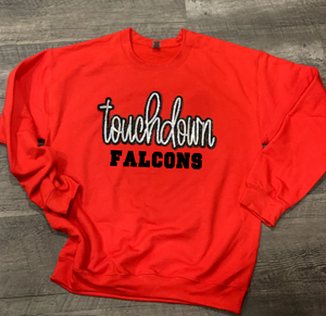 Falcons Touch Down Sequin Patch Apparel