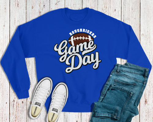 Western Reserve Game Day Chenille/Sequin Football Patch Apparel