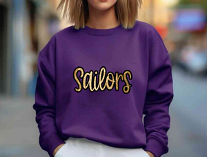 Sailors Sequin Script Apparel