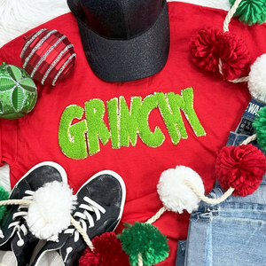 Grinchy Chenille Patch