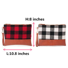 Load image into Gallery viewer, Buffalo Plaid Wristlet