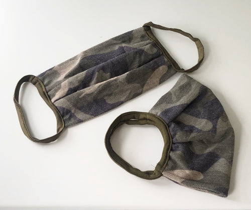 ADULT Lt. Camo Face Mask