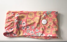 Load image into Gallery viewer, Coral Floral Button Headband