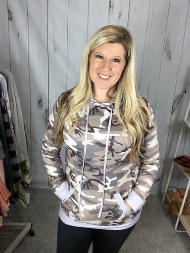 Camo Hoodie Sweatshirt