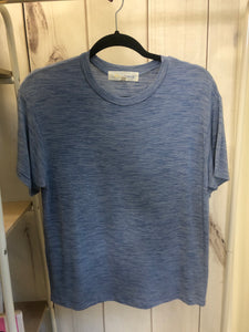 Blue Brushed Tee