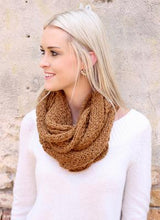 Load image into Gallery viewer, Hudson Solid Knit infinity Scarf