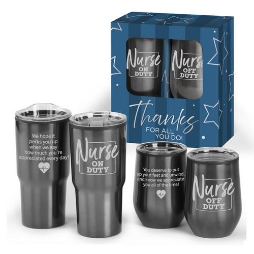 On Duty - Off Duty Nurse Tumbler Set