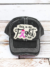 Load image into Gallery viewer, Pink Fight Hat