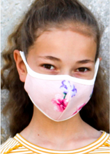 Load image into Gallery viewer, KIDS Pink Floral Face Mask