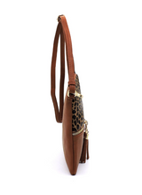 Load image into Gallery viewer, Leopard Tassel Crossbody