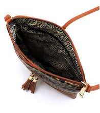 Load image into Gallery viewer, Leopard Tassel Crossbody