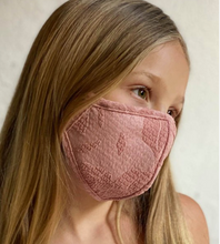 Load image into Gallery viewer, KIDS Floral Print Face Mask (Pocket for Filter)