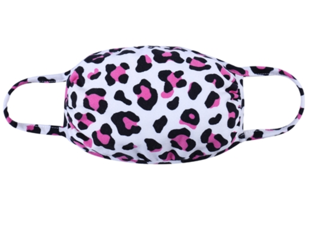 ADULT Fuchsia Leopard Face Mask