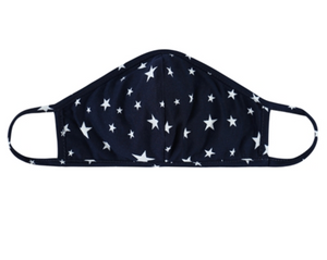 KIDS Face Mask - Navy Star