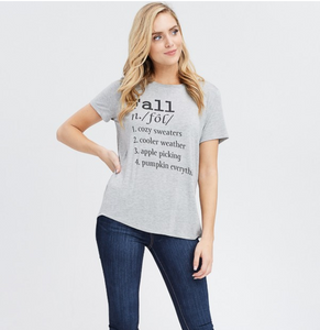 FALL Definition Tee