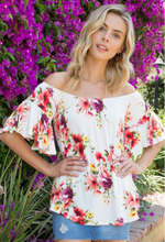 Load image into Gallery viewer, Floral Off The Shoulder