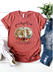 Leopard Pumpkin Everything Tee