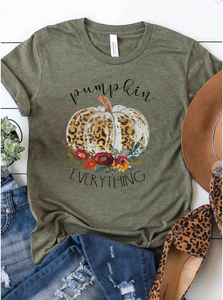 Leopard Pumpkin Everything Tee