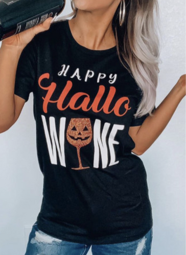 HAPPY Hallo WINE T-shirt