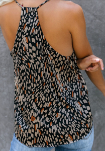 Apricot Printed Tank Top