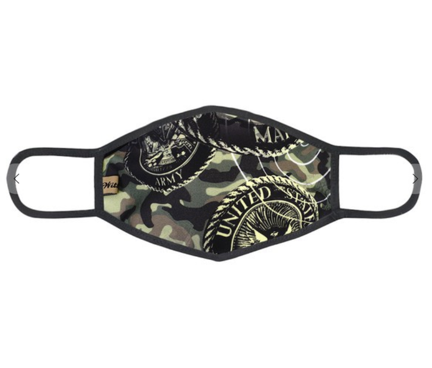 ADULT Marine Army Face Mask